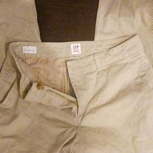 Khaki colored Gap work pants size 2